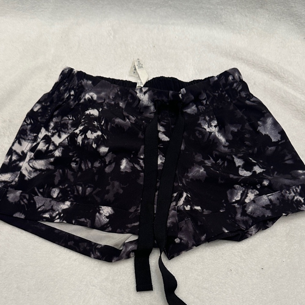 lululemon athletica Black and White Athletic Shorts